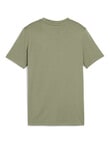 Puma Essential Logo Short Sleeve Tee, Army product photo View 02 S