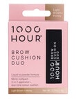 1000HR Brow Cushion Duo, Light Brown & Honey product photo