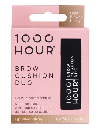 1000HR Brow Cushion Duo, Light Brown & Honey product photo