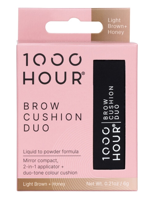 1000HR Brow Cushion Duo, Light Brown & Honey product photo