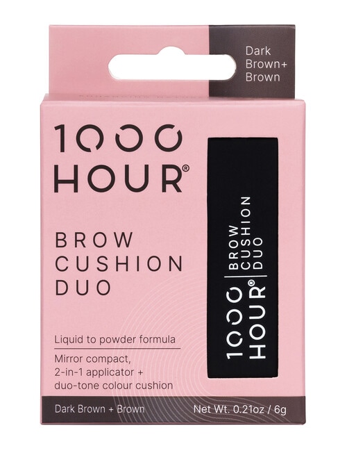 1000HR Brow Cushion Duo, Dark Brown & Brown product photo