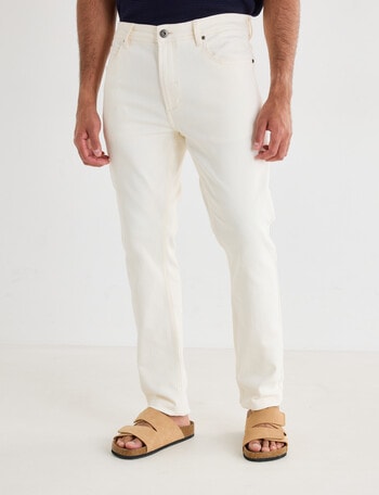 Gasoline Slim Leg Jeans, Vintage White product photo