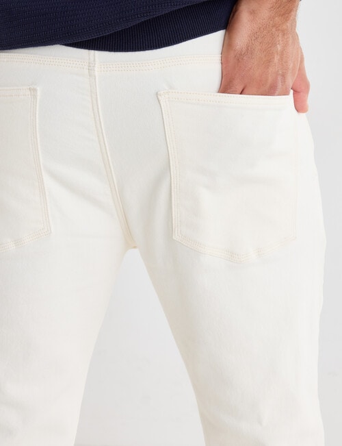 Gasoline Slim Leg Jeans, Vintage White product photo View 05 L