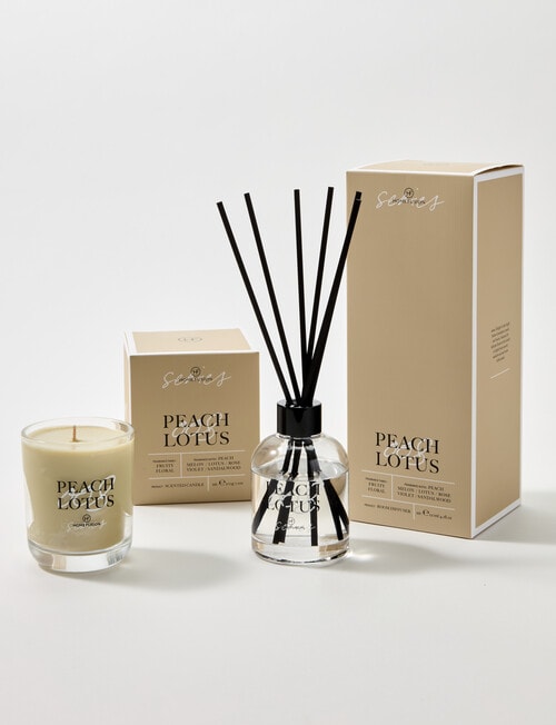 Home Fusion Series 008 Candle, Peach Lotus product photo View 04 L