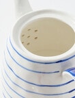 Bosa Heart Teapot, 1L, Cream & Blue product photo View 03 S