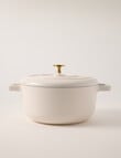 Gather Elementopia Ceramic Casserole, Cream, 4.5L product photo View 02 S