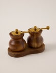 Gather Elementopia Acacia Mills with Caddy, Set of 2 product photo