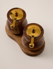 Gather Elementopia Acacia Mills with Caddy, Set of 2 product photo View 02 S