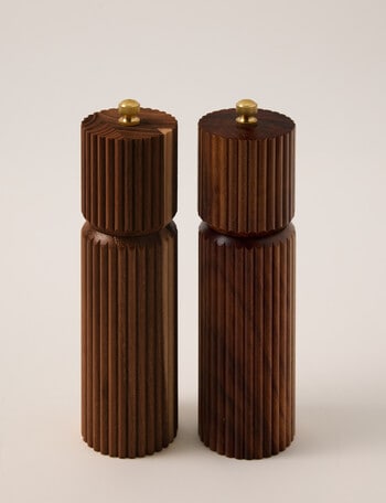 Gather Avant Acacia Salt & Pepper Mill, Set of 2 product photo