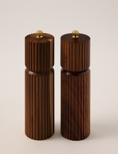 Gather Avant Acacia Salt & Pepper Mill, Set of 2 product photo