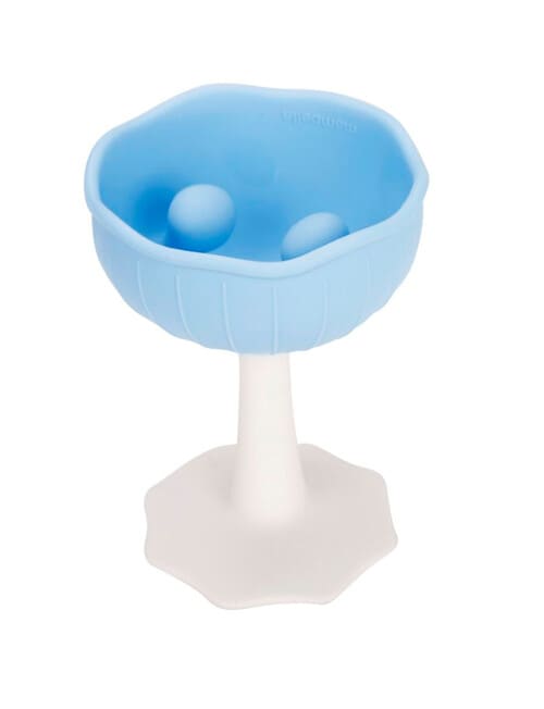 Mombella Mushroom Soothing Teether, Blue product photo View 05 L