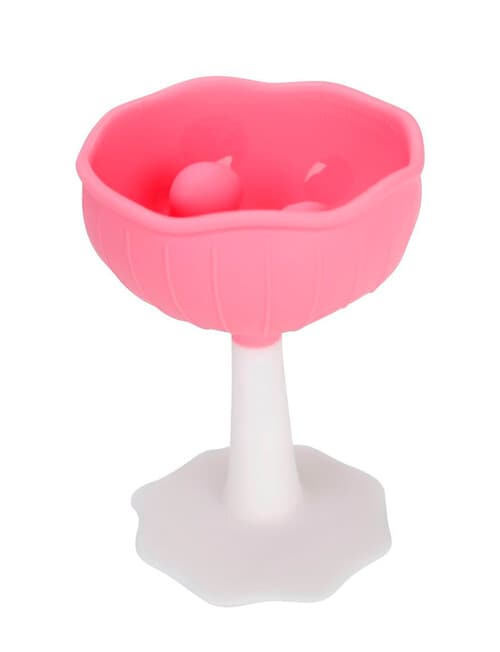 Mombella Mushroom Soothing Teether, Pink product photo View 03 L