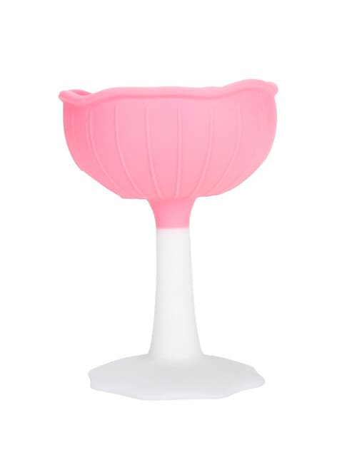 Mombella Mushroom Soothing Teether, Pink product photo View 07 L