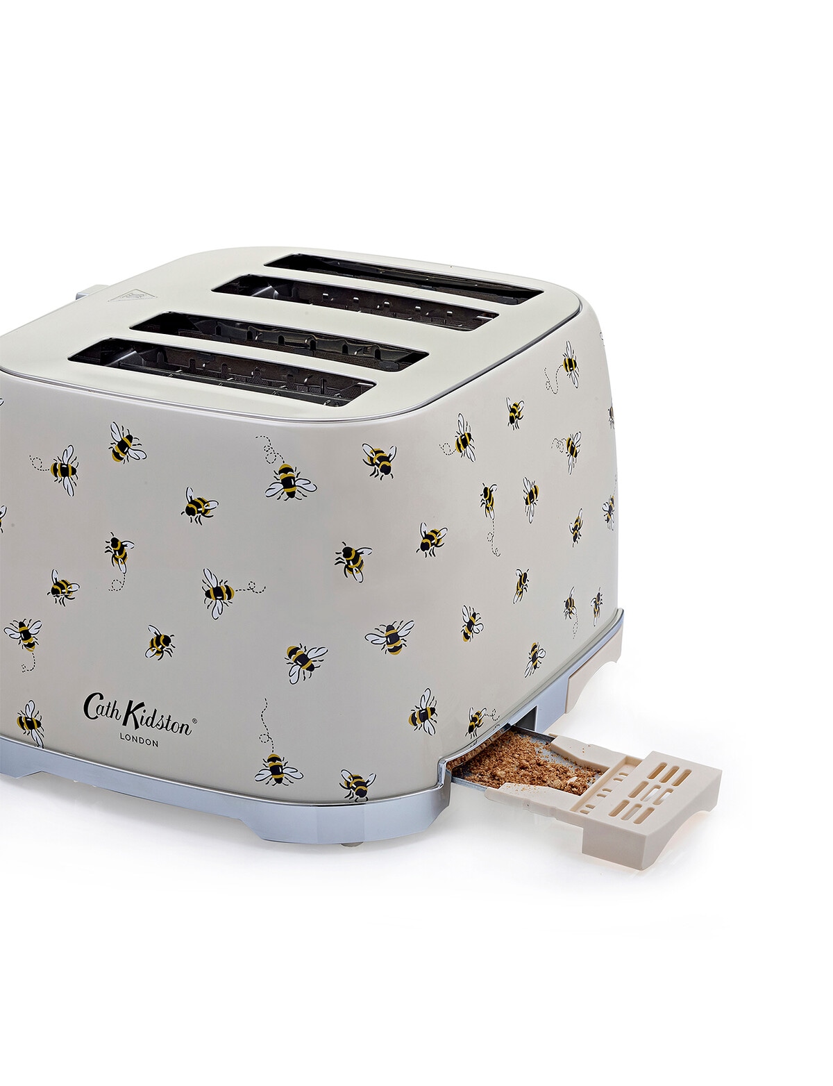 Cath Kidston Bees Collection, 4 Slice Toaster, CKT4BEE - Toasters