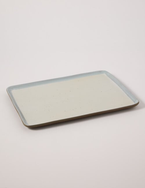 Gather Rectangle Platter, Linen, 36cm product photo