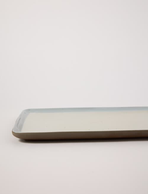 Gather Rectangle Platter, Linen, 36cm product photo View 02 L