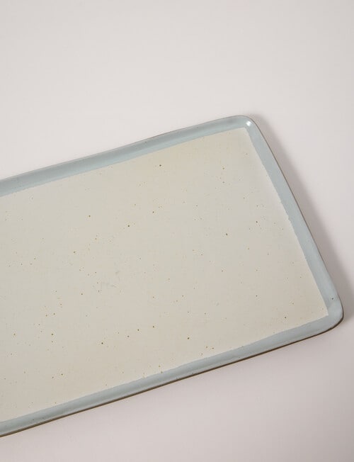 Gather Rectangle Platter, Linen, 36cm product photo View 03 L