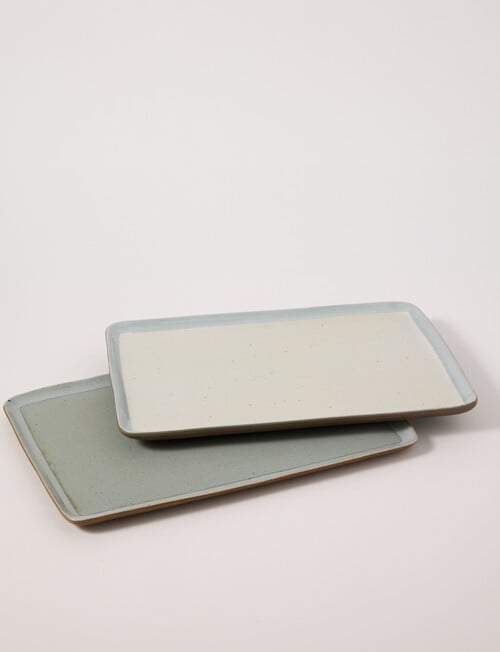Gather Rectangle Platter, Linen, 36cm product photo View 04 L