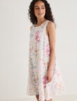 Zest Linen Swing Dress, Botanical Print product photo