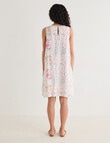 Zest Linen Swing Dress, Botanical Print product photo View 02 S