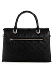 Guess Dita Multi Comp Satchel Bag, Black Logo product photo View 02 S