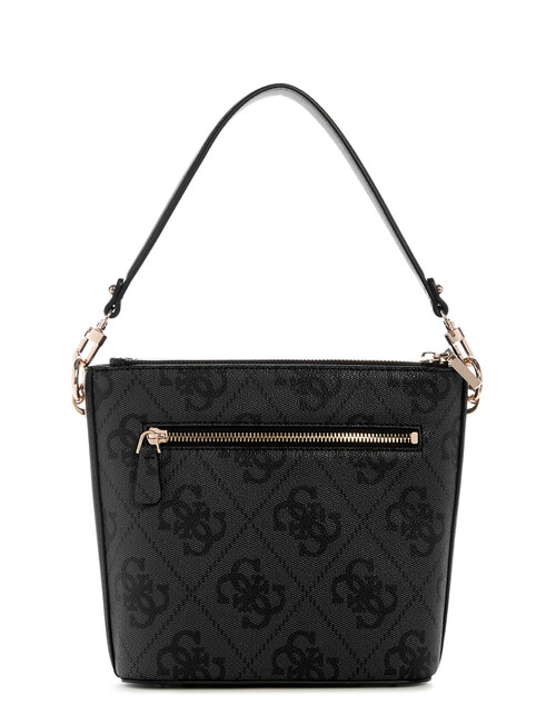 Guess Karnilla Logo Bucket Bag, Coal Logo product photo View 02 L