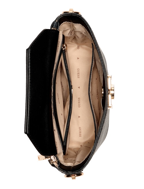 Guess Karnilla Logo Bucket Bag, Coal Logo product photo View 03 L