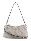 Guess Noelle II 3 Comp Shoulder Crossbody Bag, Dark Taupe Logo product photo