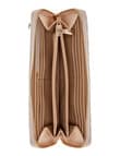 Guess Laurel II SLG Large Zip Around Wallet, Dark Taupe Logo product photo View 03 S