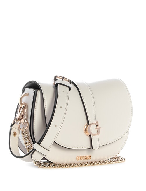 Guess Carrie Mini Flap Crossbody Bag, Stone product photo View 04 L