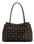 Guess Carrie Logo Girlfriend Carryall Bag, Espresso Logo product photo View 02 S