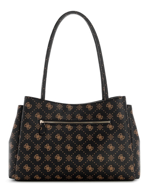 Guess Carrie Logo Girlfriend Carryall Bag, Espresso Logo product photo View 02 L