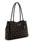 Guess Carrie Logo Girlfriend Carryall Bag, Espresso Logo product photo View 04 S