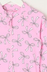 Wavetribe Bows Long Sleeve Rashsuit, Candy Pink product photo View 02 S