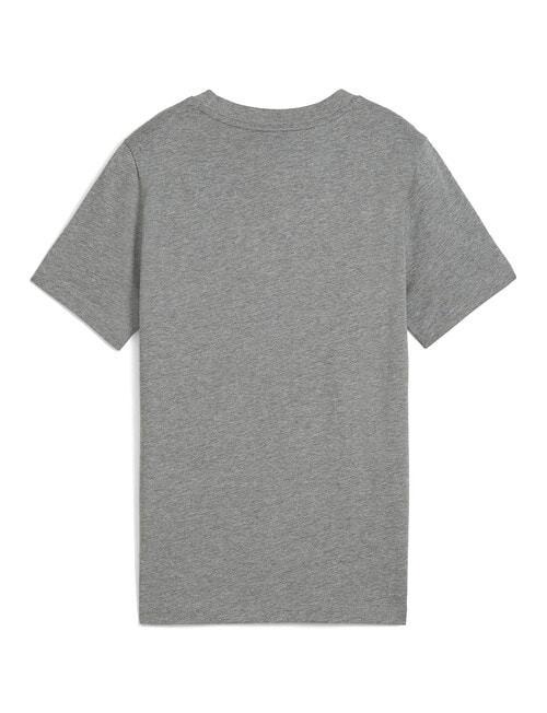 Puma Essentials Logo Short Sleeve Tee, Grey product photo View 02 L