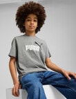 Puma Essentials Logo Short Sleeve Tee, Grey product photo View 03 S