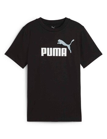 Puma Essential Logo Short Sleeve Tee, Black product photo
