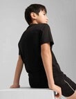 Puma Essential Logo Short Sleeve Tee, Black product photo View 04 S