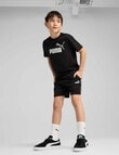 Puma Essential Logo Short Sleeve Tee, Black product photo View 05 S