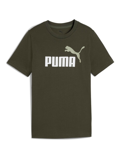 Puma Essential Logo Short Sleeve Tee, Olive product photo