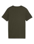 Puma Essential Logo Short Sleeve Tee, Olive product photo View 02 S