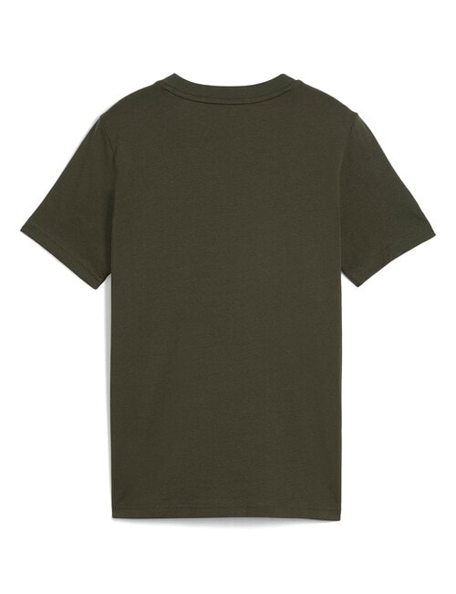 Puma Essential Logo Short Sleeve Tee, Olive product photo View 02 L