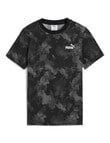 Puma All Over Print Camo Short Sleeve Tee, Black product photo