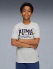 Puma BB Hooper Short Sleeve Tee, Gray product photo View 03 S