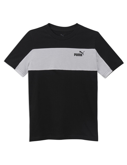 Puma Essentails Bloack Short Sleeve Tee, Black product photo