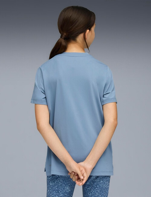 Puma Logo Essentials Graphic Tee, Cool Blue product photo View 04 L