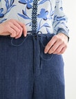 Jigsaw Arabella Chambray Trousers, Denim product photo View 04 S