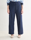 Jigsaw Arabella Chambray Trousers, Denim product photo View 05 S