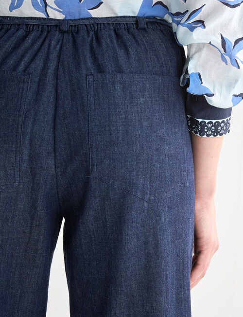 Jigsaw Arabella Chambray Trousers, Denim product photo View 06 L