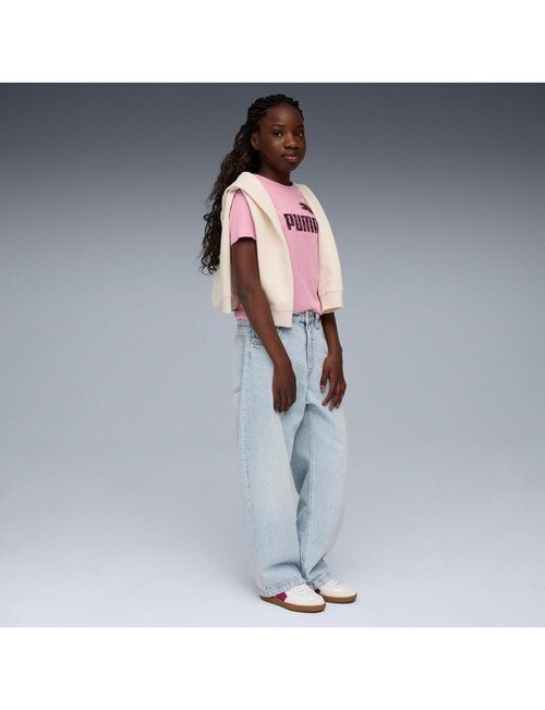 Puma Essentials Graphic Animal Tee, Pink product photo View 03 L
